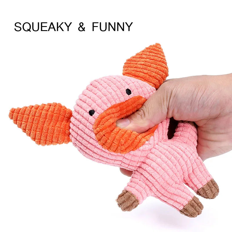 Squeaky Plush Animal Toy