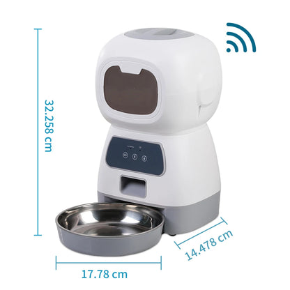 Smart Pet Feeder with WiFi Control