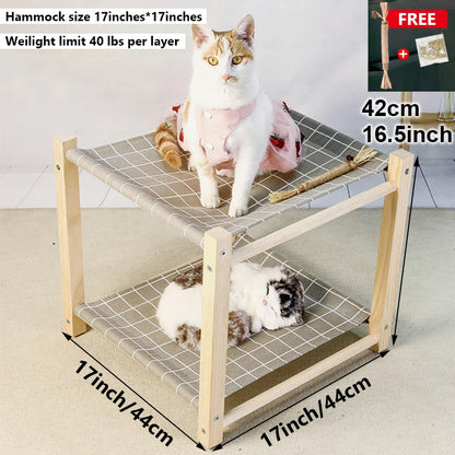 Elevated Cat Hammock Bed