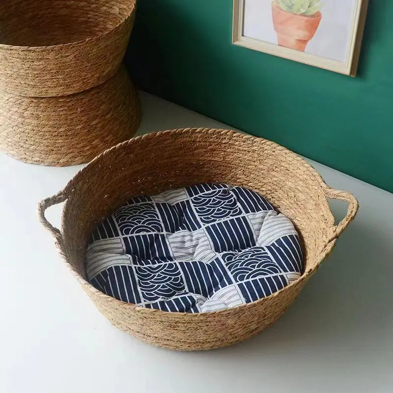 Rattan Pet Bed