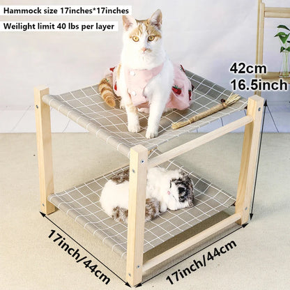 Elevated Cat Hammock Bed