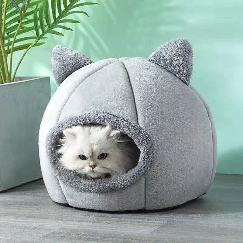 Cozy Cat Tent Cave Bed