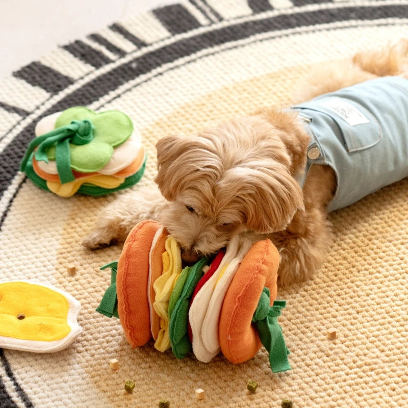 Snuffle Burger Toy