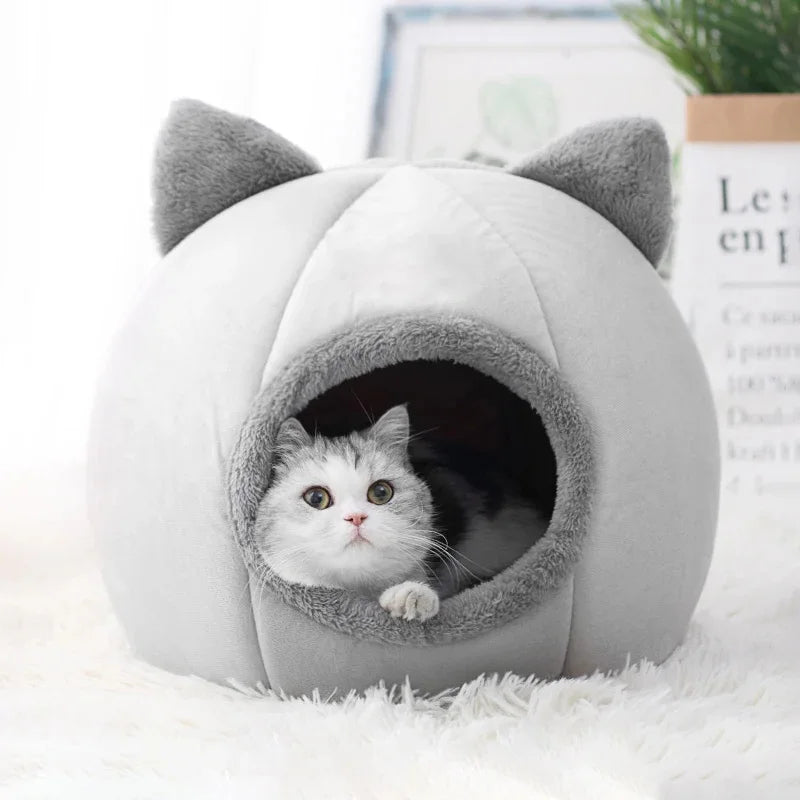 Cozy Cat Tent Cave Bed