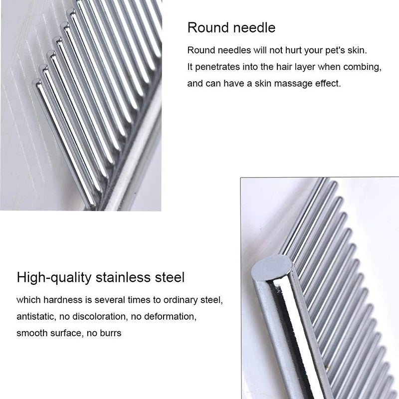 Stainless Steel Pet Dematting Comb