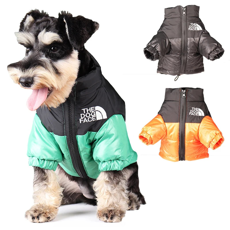 Windproof Dog Puffer Jacket